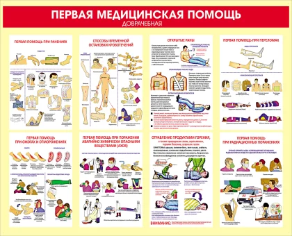 Стенд «Первая медицинская помощь доврачебная»