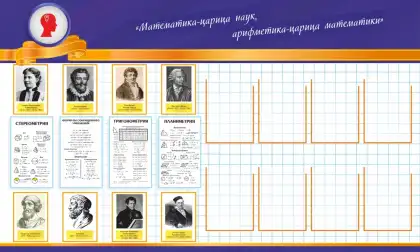 Стенд для кабинета математики «Математический меридиан»