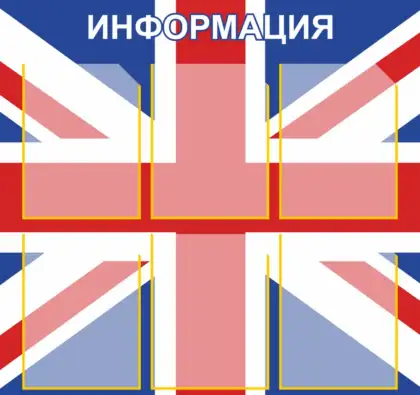 Информационный стенд для кабинета английского языка