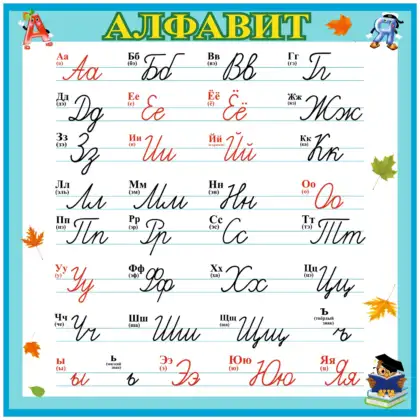 Стенд «Алфавит» для начальной школы