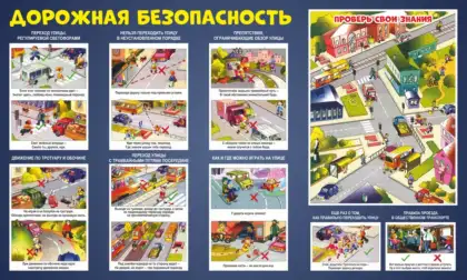 Стенд ПДД «Дорожная безопасность»