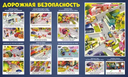 Стенд ПДД «Дорожная безопасность»