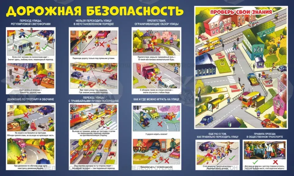 Стенд ПДД «Дорожная безопасность»